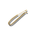 18k gold stainless steel chain anklet. Cuban Link Anklet by E's Element.