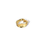 18k gold molten ring. Ella Lava Ring (Sold as Singles) by E's Element.