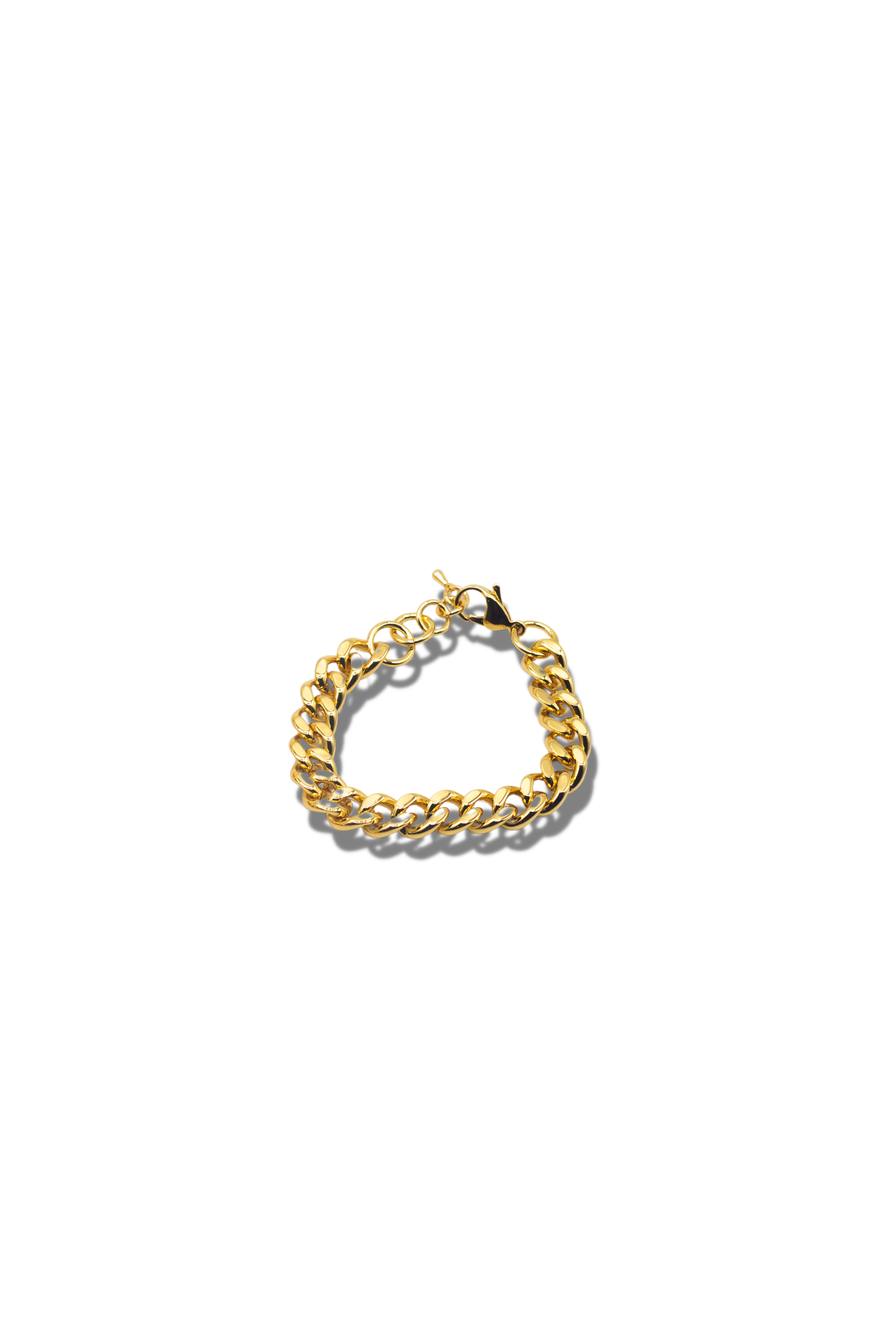 18k gold chain bracelet. The Emmanuela Set in Gold by E's Element.