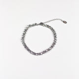 18k silver chain anklet. Ellina Link Chain Anklet by E's Element.